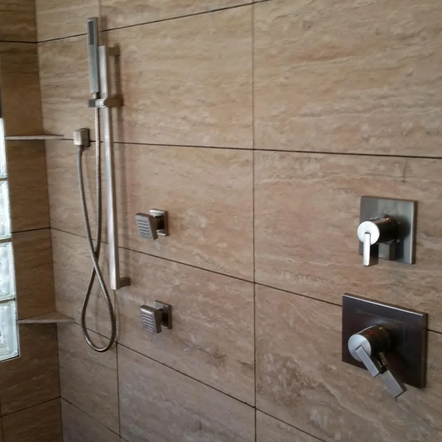 Shower fixture installation for Water Heater Installation in Thomas